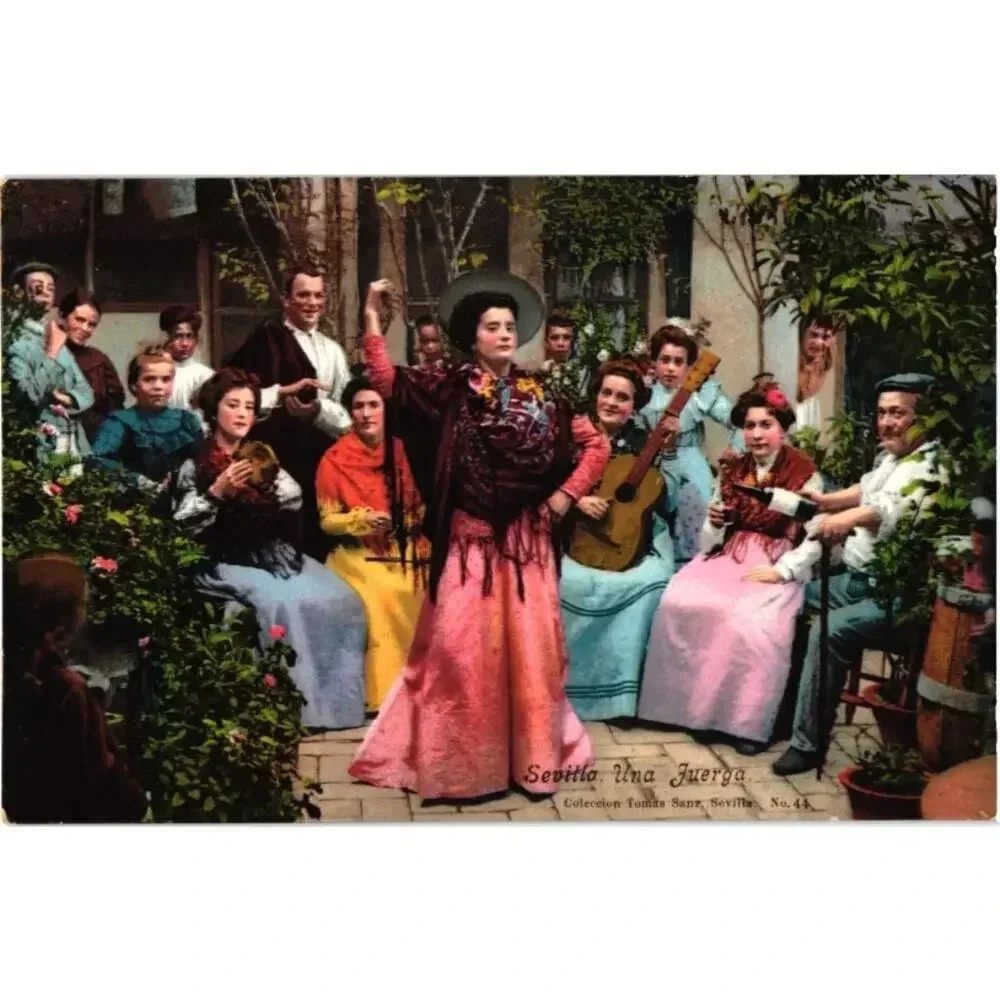 Sevilla Una Juerga Tomas Sanz No.44 Spain Postcard - Picture 1 of 2